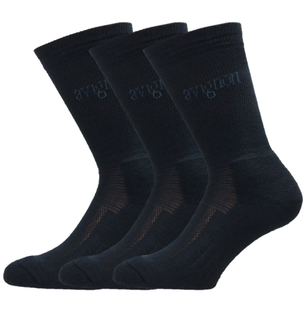 Ull Terry | Ullstrumpa 3-pack � svart