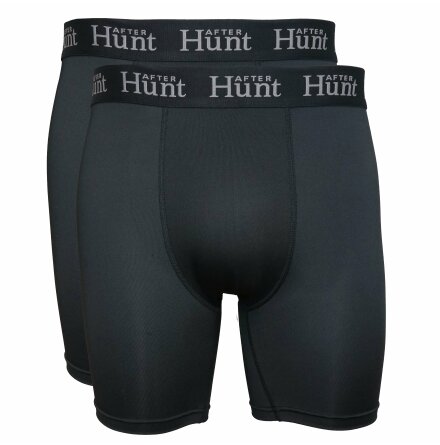 AFTER Hunt Boxer Men lng - 2-pack svart
