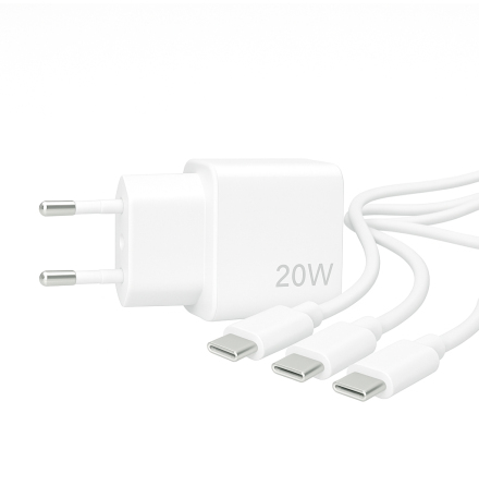 HEAT Laddningsset. Dubbel USB-C