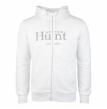 AFTER Hunt� Hoodie med Dragkedja - Vit